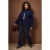 Trendyol Curve Dames Donkerblauw Effen Lang Regular fit Grote maten Vesten