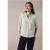 Cecil Dames Blouse met folieprint in Beige