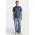 Lyle & Scott Golf Micro Contour Printed Polo Shirt Ryder Blue