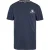 Aquascutum Heren London Borstlogo Crew Neck T-Shirt (Marine/Wit)