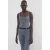 Mango geruit top blauw