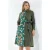 Geprinte Mini Shirt Jurk Met Strikdetail