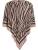 Zizzi Cape ‘Caautumn’  donkerbeige / zwart