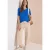 Basic Shirt met ronde hals in effen kleur