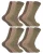 Sock Snob – 12 paar wollen laarzensokken voor heren – Bruin