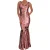 Dolce & Gabbana Damesjurk met roze lovertjes en kristallen jurk