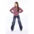 No Way Monday wide leg jeans dark blue denim