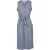 Trespass Dames/Dames Carol Chambray Jurk (Marine)