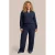 Exxcellent Plus Size straight leg broek – donkerblauw