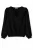 Gestoffeerde Frilly Ronde Hals Blouse