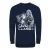 Cavalli Class groot marineblauw sweatshirt met tijgerontwerp