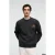 Sweatshirt met geprint logo en ronde hals