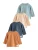Next Shirt  beige / pastelblauw / donkerblauw / bruin