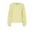 PIECES vest geel gebreid
