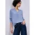 Street One Dames Blouse met ruches in Blauw