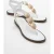 Giulia Leer Plat Sandaal (Women)