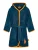 PLAYSHOES Badjas ‘DIE MAUS PIRAT’  marine / chocoladebruin / oranje