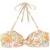Louise Misha Bikini Top Walnut Rainbow Flowers