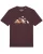 Watapparel Shirt ‘ Mountains & Moon ‘  gemengde kleuren / donkerrood