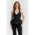 Odd Muse Peplum Top Black