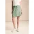 Street One Dames Rok met volants en structuur in Groen