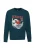 Oldskull Sweatshirt ‘Asian Big W Vintage Logo Graphic’  donkergroen