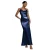 Damesjurk Goddiva Cowl Neck With Strappy Back