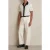 Reiss Ss Textured Colour Block Cuban Shirt White/navy