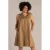 Yest Curve linnen zomerjurk beige