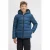 JACK & JONES JUNIOR gewatteerde jas gebreid blauw