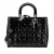 Lady Dior Medium Leren Tote