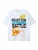 TWO SOON Shirt  oranje / zwart / wit