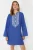 TRENDYOLMİLLA Dames Blauw Effen Maxi Lang Strandkleding Recht Strandjurken
