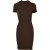 Urban Classics Dames ribbed t-shirt jurk