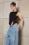 TRENDYOLMİLLA Dames Zwart Effen Mouwloos Getailleerd Blouses