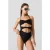 Karl Lagerfeld Karl Rib Rio Swimsuit Black