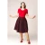 Topvintage exclusive ~ Shelvia Cherry swing rok in zwart