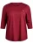 Active by Zizzi Functioneel shirt ‘Abasic One’  bordeaux / wit