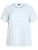 Zizzi Shirt ‘Vivi’  lichtblauw / wit