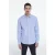 The Kooples Slim Declined Striped Shirt With Hidden Button Pad White / S