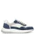 Manfield suède sneakers blauw