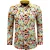 Gentile Bellini Strijkvrijlange mouwen slim fit met geel