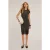 Motivi Knit Dress With Lace Trims Grey