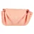 Bottega Veneta Kleine Beak Crossbody Bag in Roze Leer