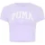 Puma Dames/Dames Squad Cropped T-shirt (Violet)