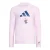 ADIDAS SPORTSWEAR Shirt ‘DISNEY DIE EISKÖNIGIN RASHGUARD ‘  lila / zwart