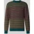MCNEAL regular fit pullover van puur katoen met brei-look