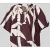 Christian Berg Woman Boxy fit linnen blouse in alloverlook