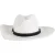 AllSaints Athena Stud Fedora Cream White