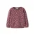 NAME IT MINI rechtvallende gebloemde sweater – donkerrood